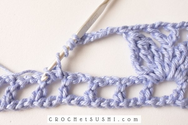 Passo-a-passo: Barrado de 3 pétalas em crochê - Crochet step by step