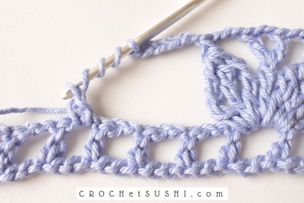 Passo-a-passo: Barrado de 3 pétalas em crochê - Crochet step by step