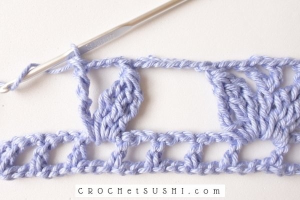 Passo-a-passo: Barrado de 3 pétalas em crochê - Crochet step by step