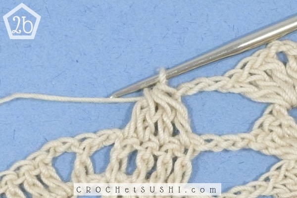 Ponto folha de crochê passo-a-passo - crochet pattern step by step