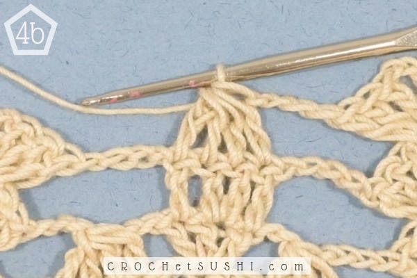 Ponto folha de crochê passo-a-passo - crochet pattern step by step