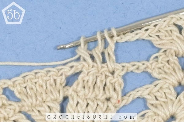 Ponto folha de crochê passo-a-passo - crochet pattern step by step