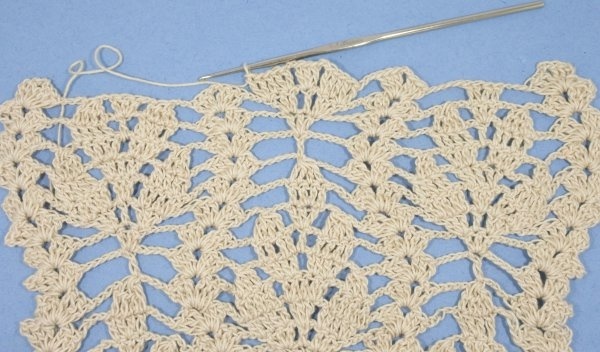 Ponto folha de crochê passo-a-passo - crochet pattern step by step