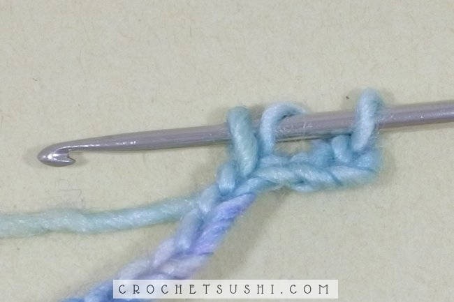 Ponto fantasia 1 de crochê passo-a-passo - crochet stitch step by step