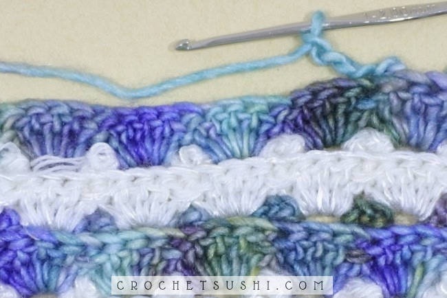 Ponto fantasia 1 de crochê passo-a-passo - crochet stitch step by step