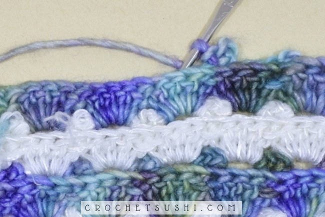 Ponto fantasia 1 de crochê passo-a-passo - crochet stitch step by step