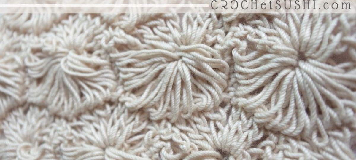 4 amostras de crochê com gráficos