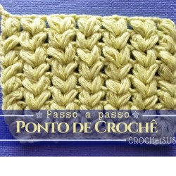 Ponto de crochê 2004 passo a passo +gráfico