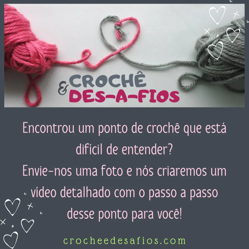 Decifrando o Crochê: Envie Seus Padrões e Nós Criamos o Tutorial! CROCHÊ e DES-A-FIOS: Nosso Desafio é Decifrar Os Padrões do Crochê!